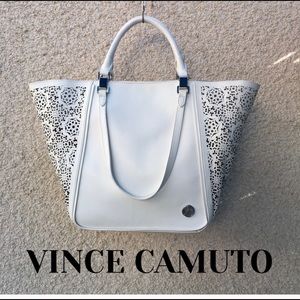 Vince Camuto Tylee Colorblock Leather Tote
